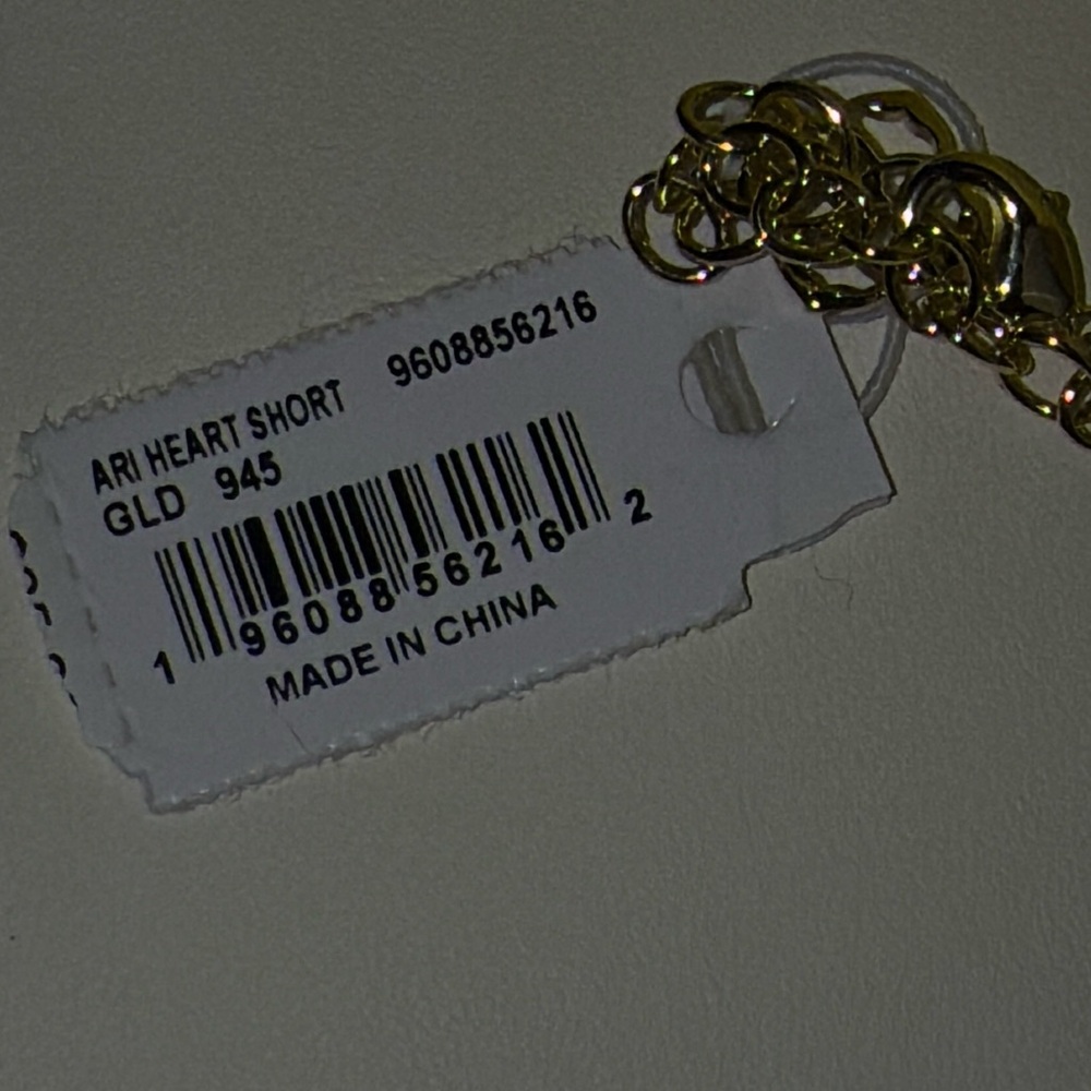 Kendra Scott Heart Necklace - Pink and Gold - Picture 3 of 5
